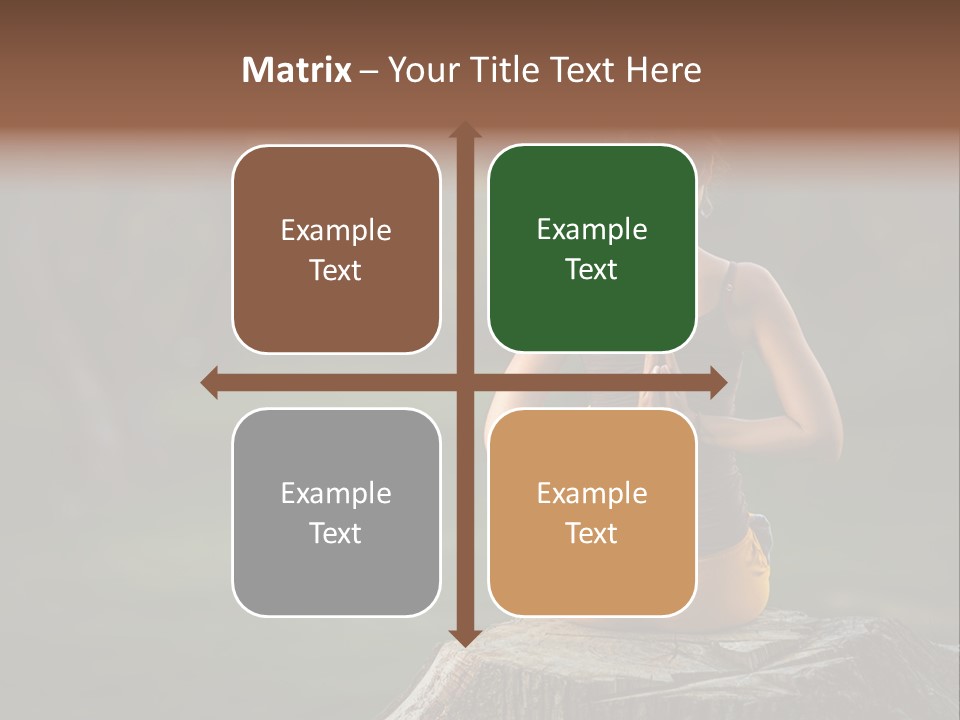 Blur Background Seasonal Active PowerPoint Template