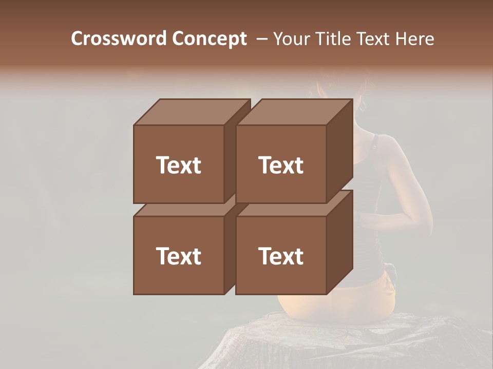 Blur Background Seasonal Active PowerPoint Template