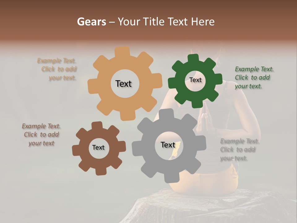 Blur Background Seasonal Active PowerPoint Template