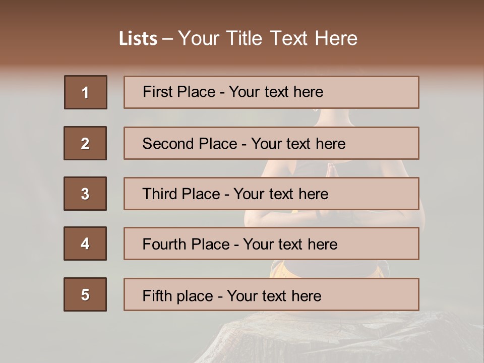 Blur Background Seasonal Active PowerPoint Template