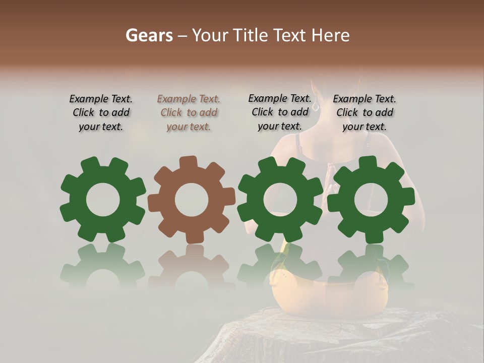 Blur Background Seasonal Active PowerPoint Template