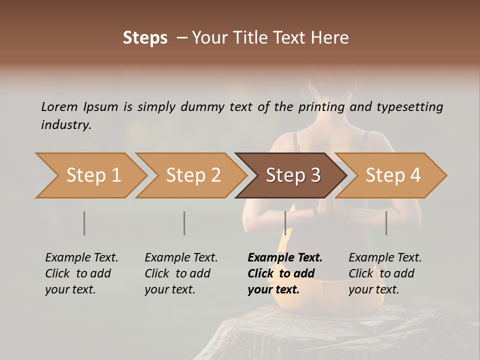 Blur Background Seasonal Active PowerPoint Template