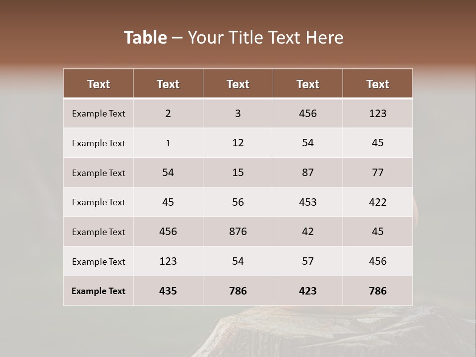 Blur Background Seasonal Active PowerPoint Template