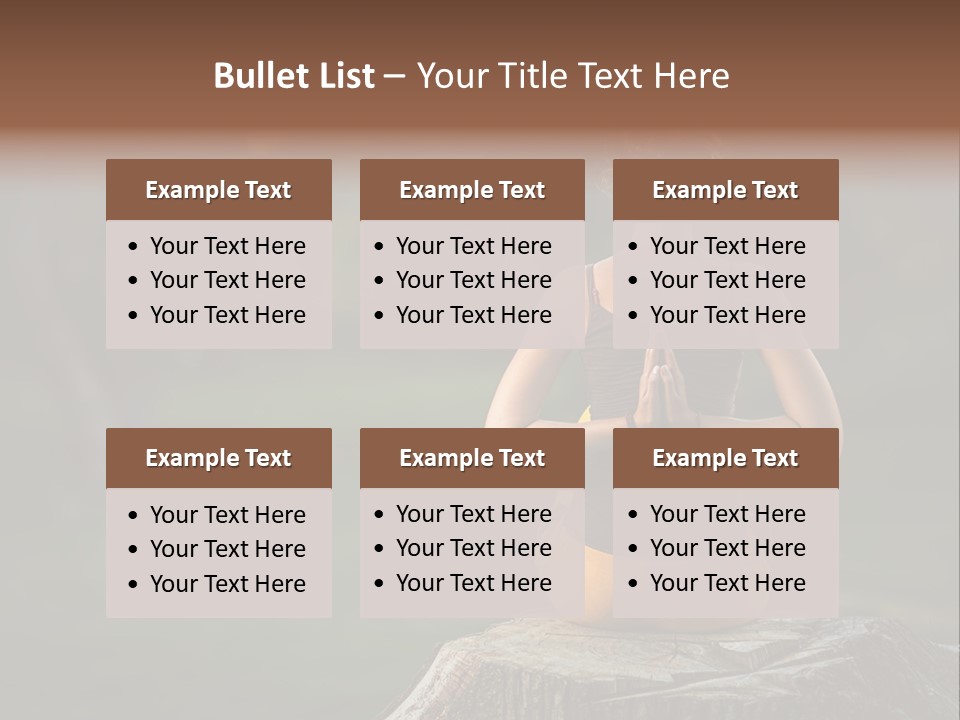 Blur Background Seasonal Active PowerPoint Template