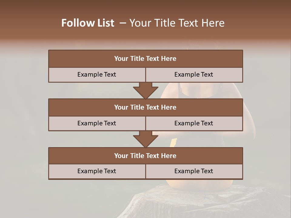 Blur Background Seasonal Active PowerPoint Template