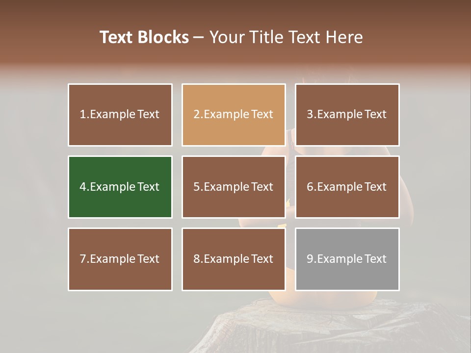 Blur Background Seasonal Active PowerPoint Template