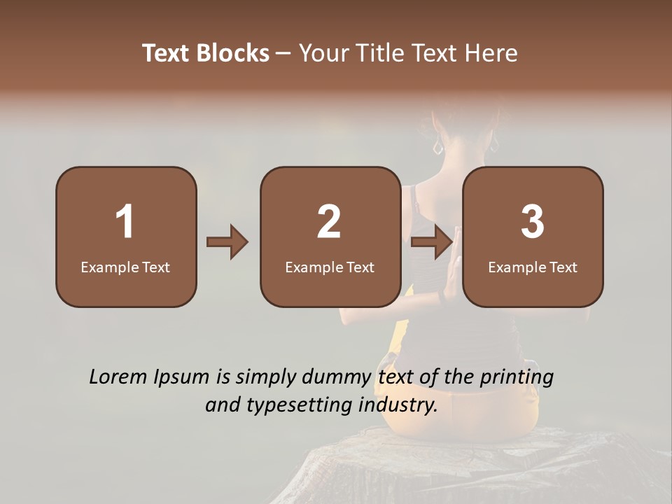 Blur Background Seasonal Active PowerPoint Template