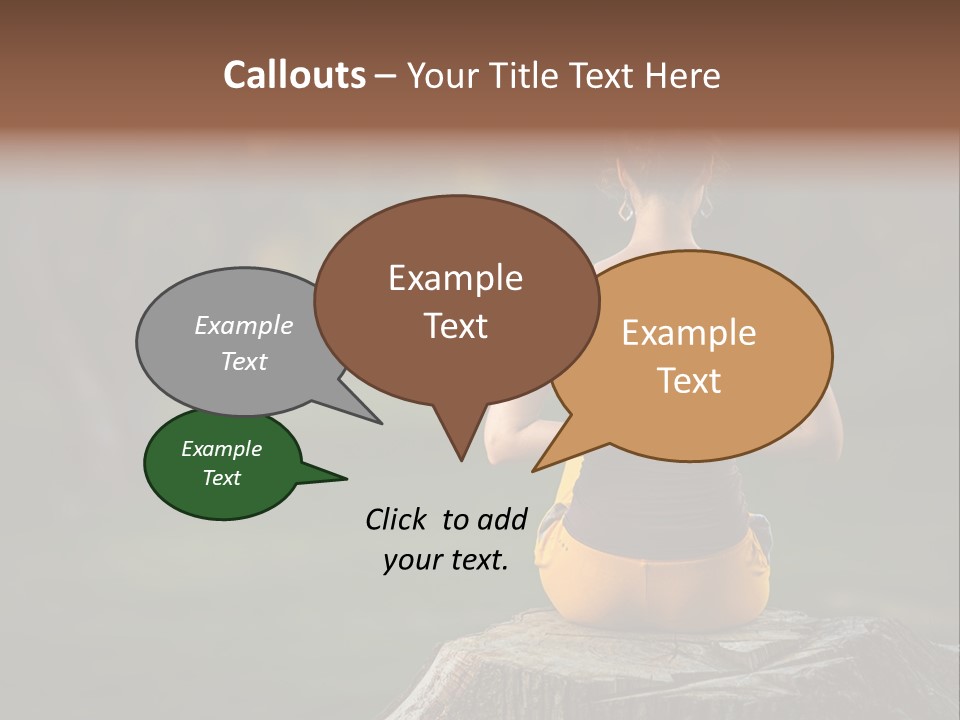 Blur Background Seasonal Active PowerPoint Template