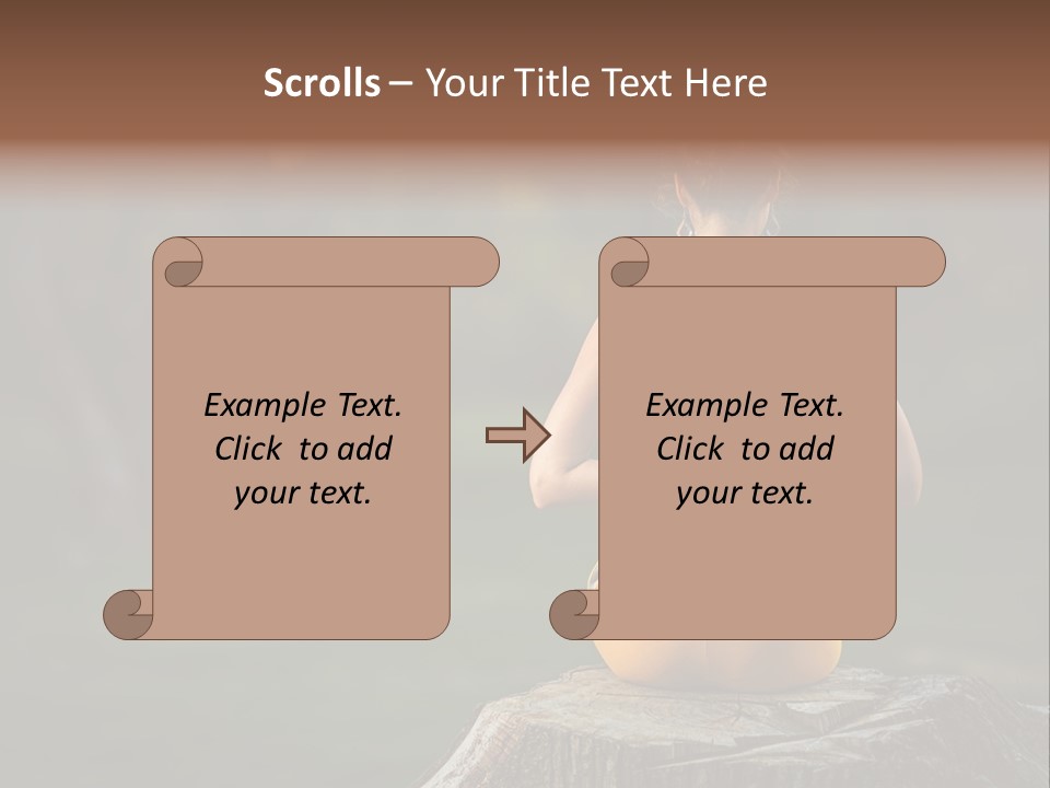 Blur Background Seasonal Active PowerPoint Template