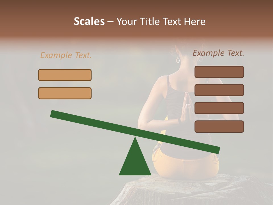 Blur Background Seasonal Active PowerPoint Template