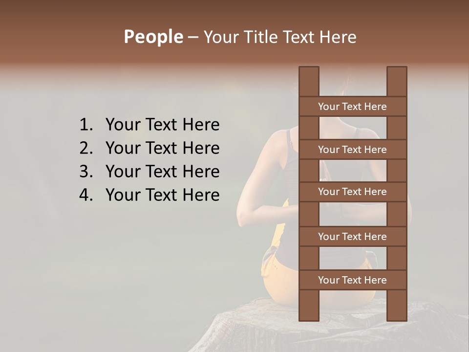 Blur Background Seasonal Active PowerPoint Template