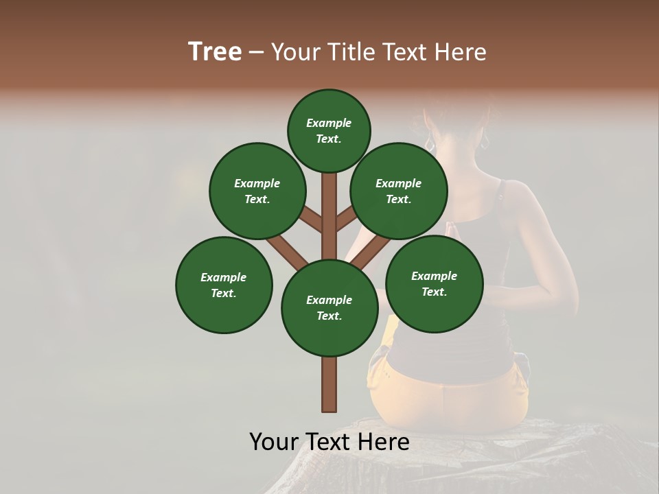 Blur Background Seasonal Active PowerPoint Template