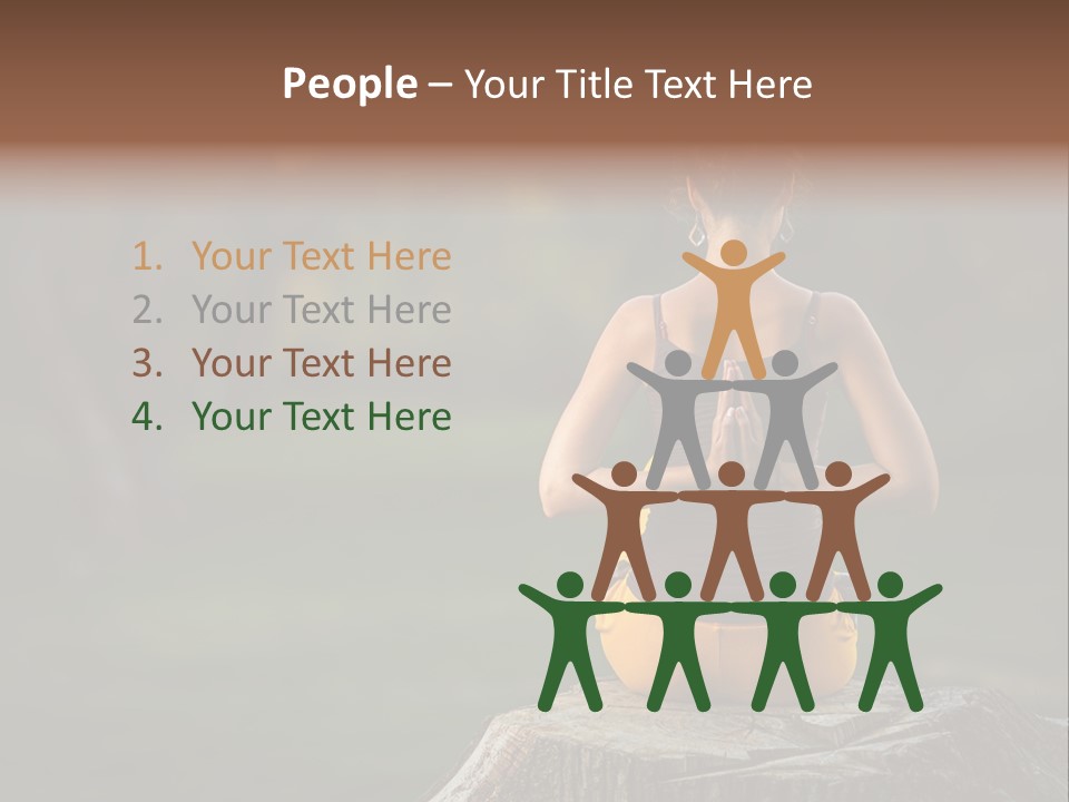 Blur Background Seasonal Active PowerPoint Template