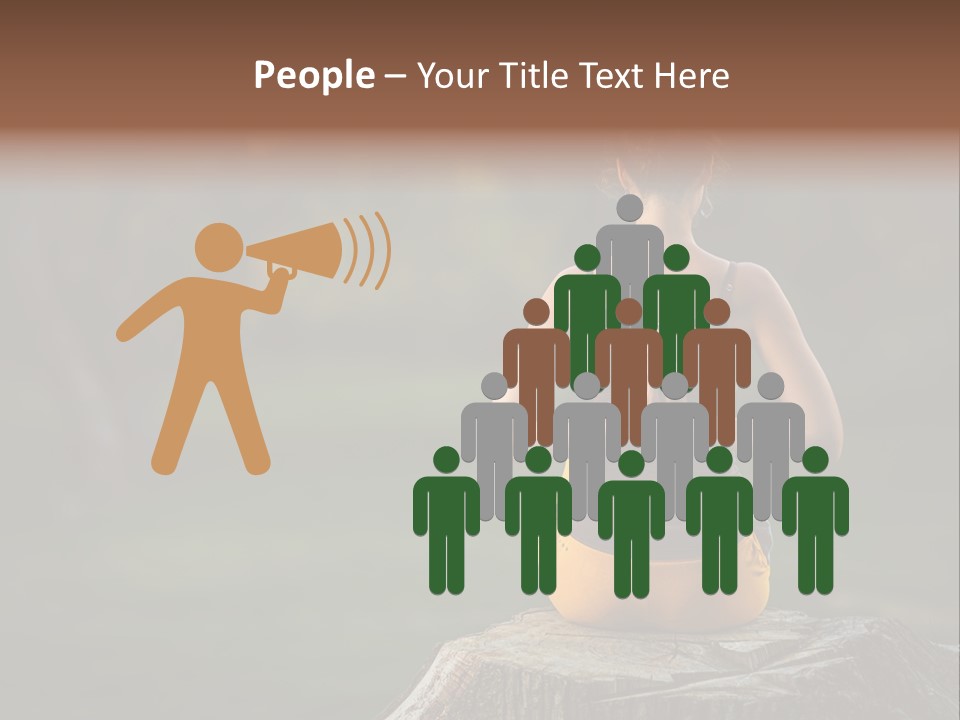 Blur Background Seasonal Active PowerPoint Template