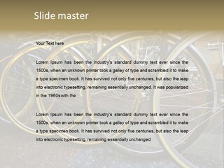 Bike Private Leisure PowerPoint Template