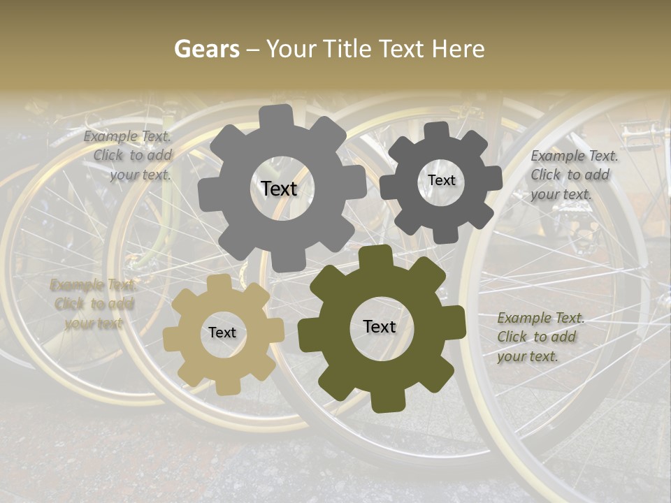 Bike Private Leisure PowerPoint Template