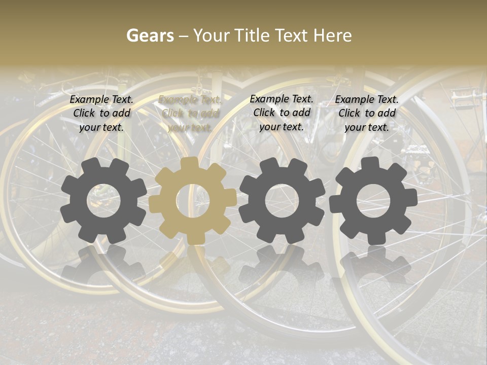 Bike Private Leisure PowerPoint Template