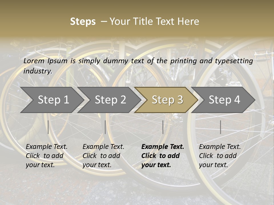 Bike Private Leisure PowerPoint Template