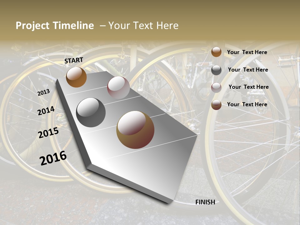 Bike Private Leisure PowerPoint Template