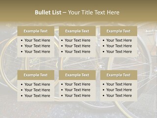Bike Private Leisure PowerPoint Template