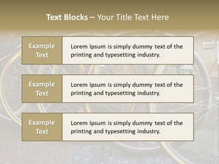 Bike Private Leisure PowerPoint Template