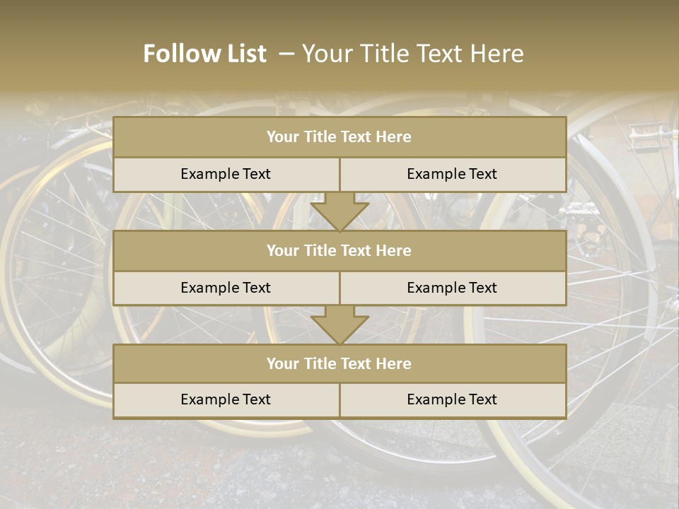 Bike Private Leisure PowerPoint Template