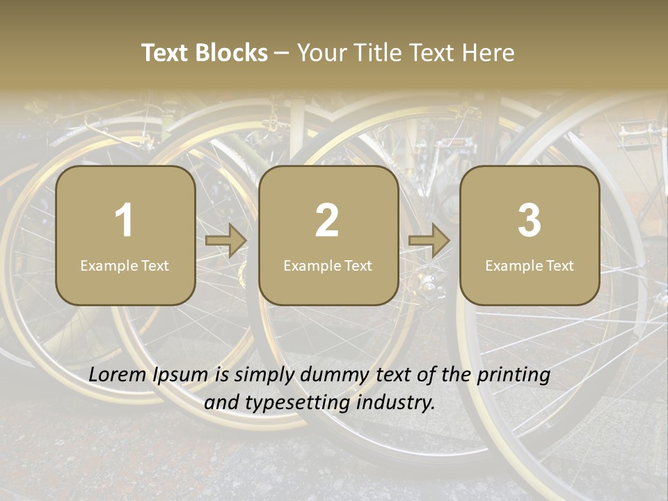 Bike Private Leisure PowerPoint Template