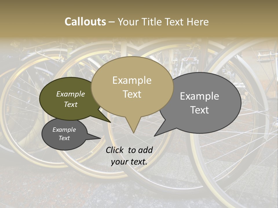 Bike Private Leisure PowerPoint Template