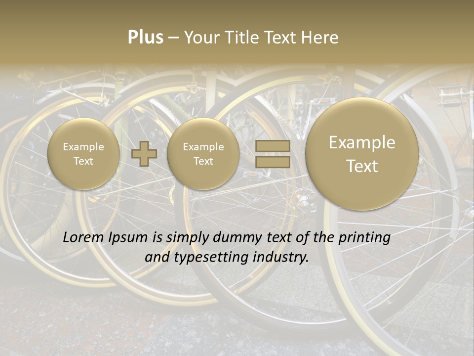 Bike Private Leisure PowerPoint Template