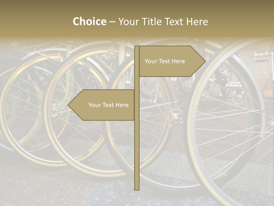 Bike Private Leisure PowerPoint Template