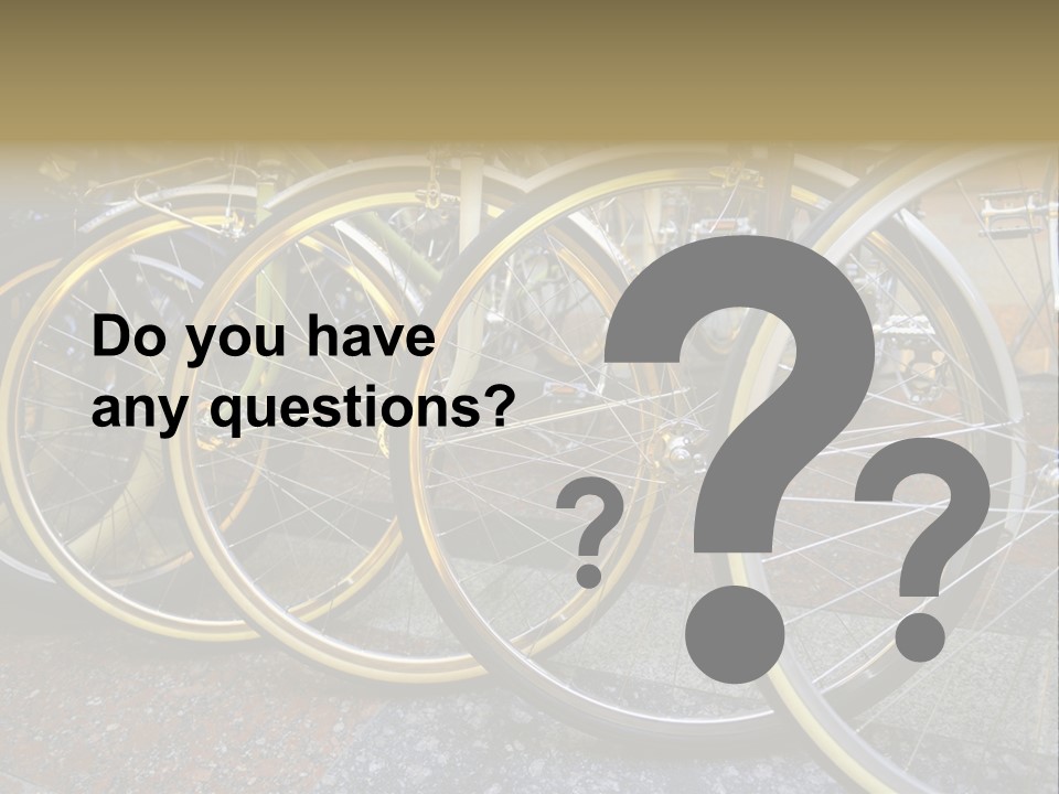 Bike Private Leisure PowerPoint Template