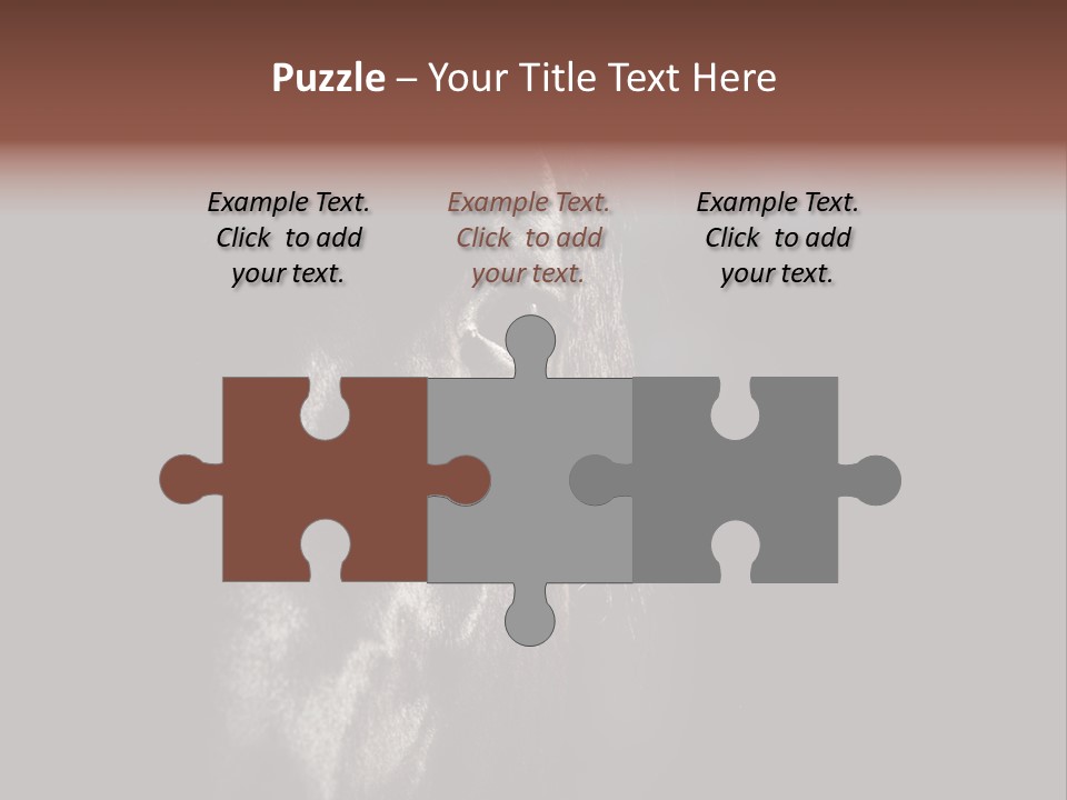 Staring Harness Horse PowerPoint Template