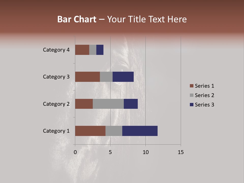 Staring Harness Horse PowerPoint Template