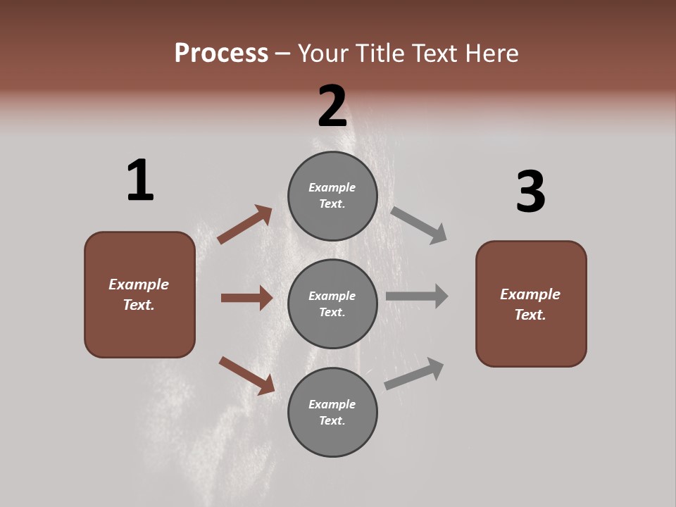 Staring Harness Horse PowerPoint Template