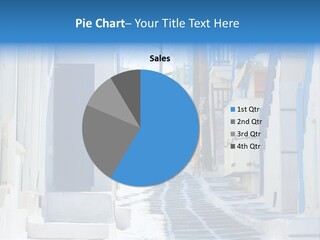 Resort Thira Cyclades Architecture PowerPoint Template