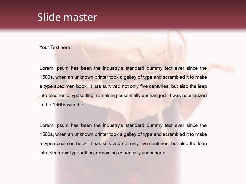 Gelatin Nutrition Jelly PowerPoint Template