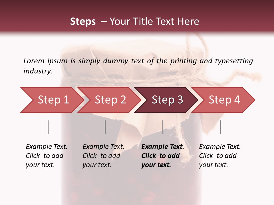 Gelatin Nutrition Jelly PowerPoint Template