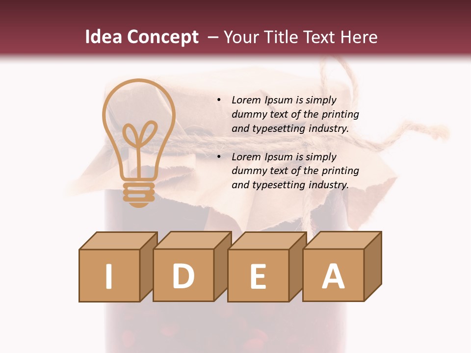 Gelatin Nutrition Jelly PowerPoint Template