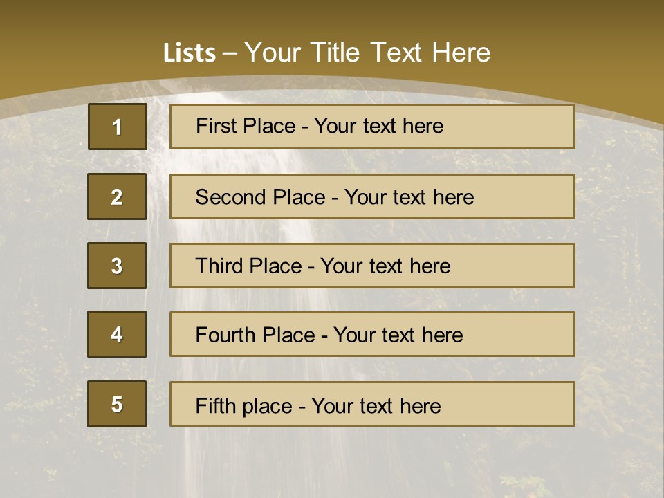 Landscape Scenic Lush PowerPoint Template