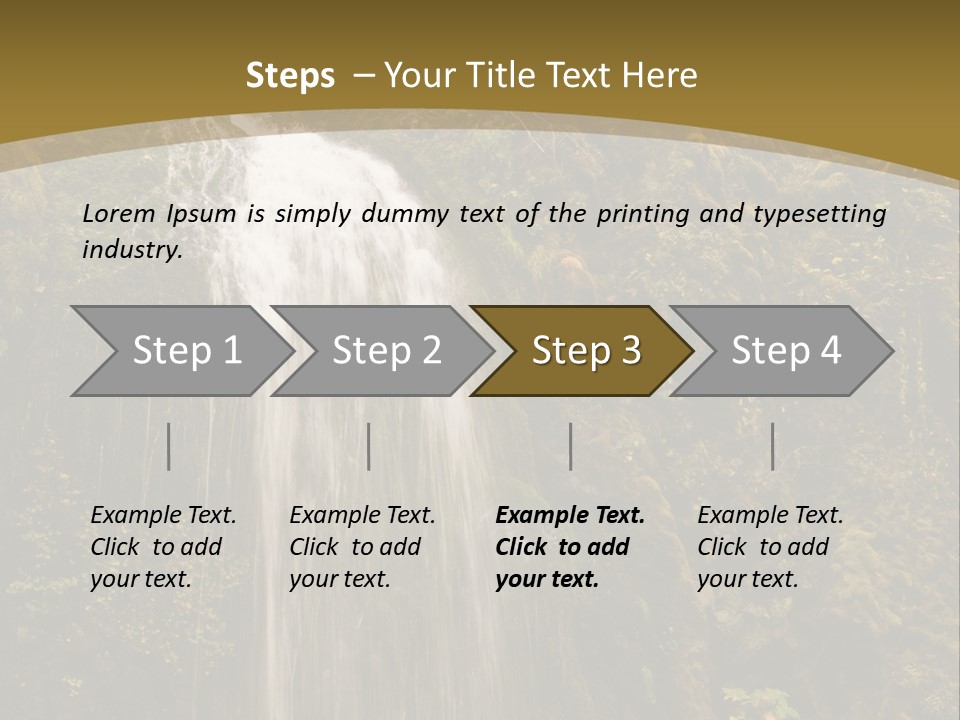 Landscape Scenic Lush PowerPoint Template