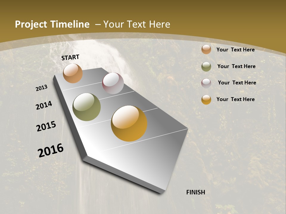 Landscape Scenic Lush PowerPoint Template