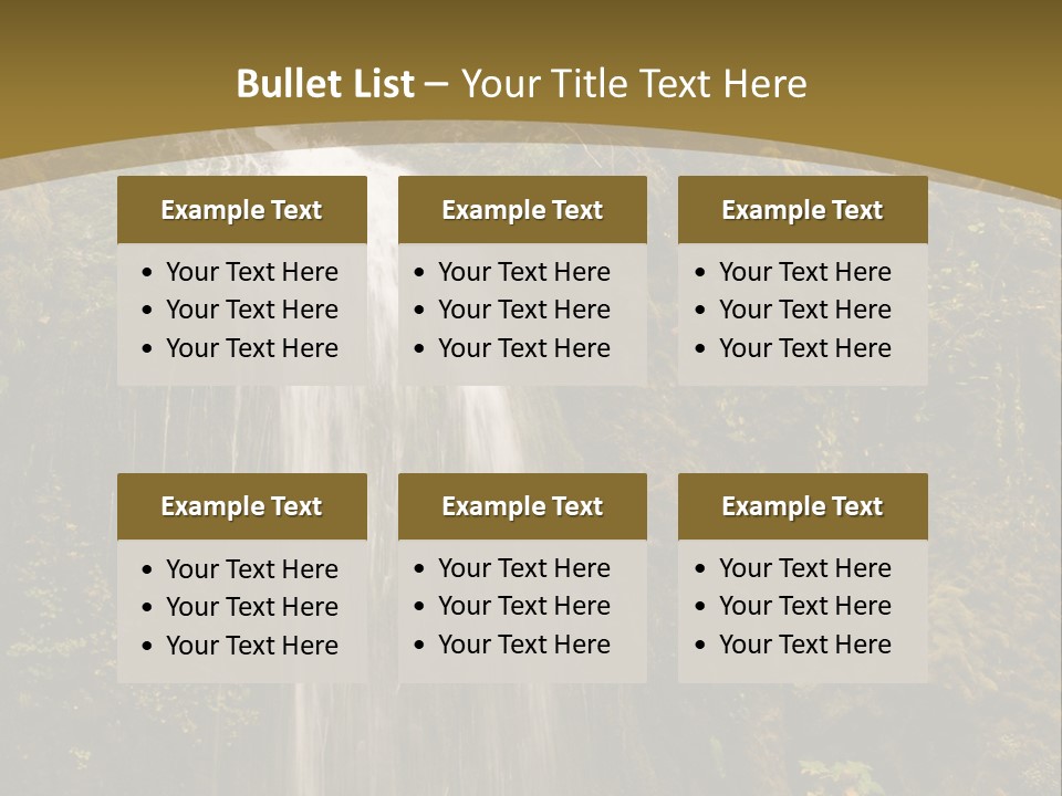 Landscape Scenic Lush PowerPoint Template