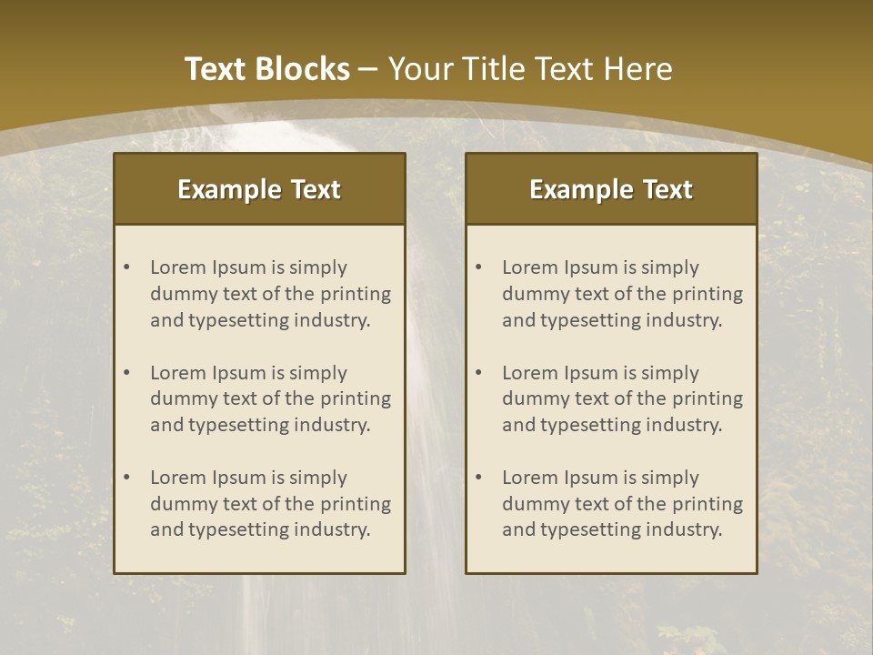 Landscape Scenic Lush PowerPoint Template
