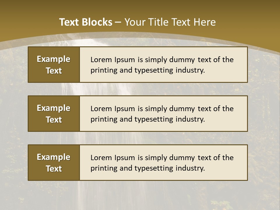 Landscape Scenic Lush PowerPoint Template