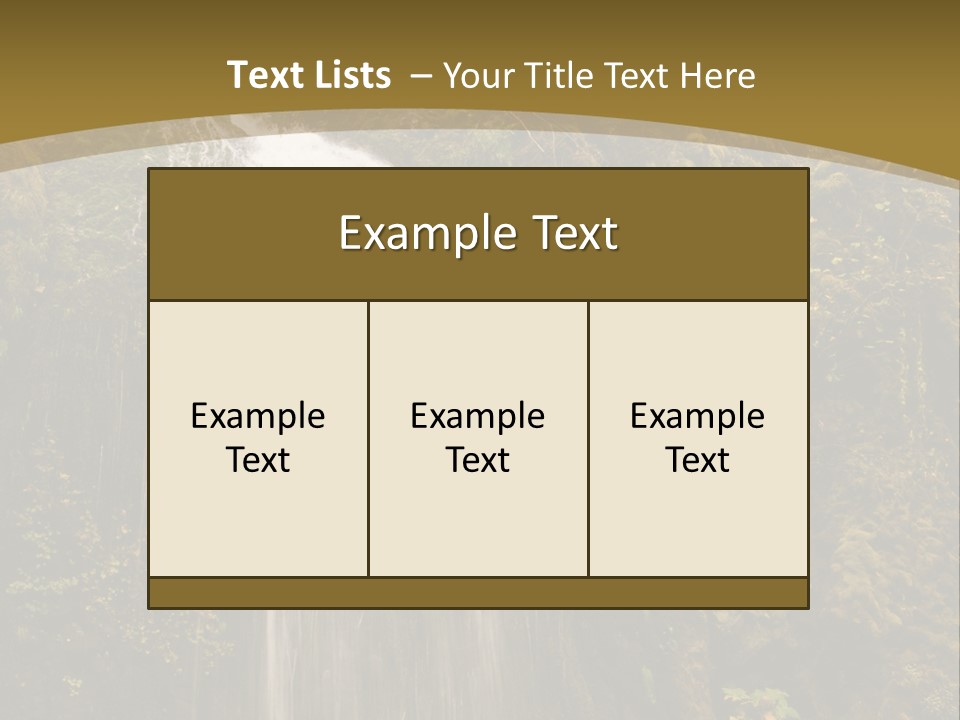 Landscape Scenic Lush PowerPoint Template