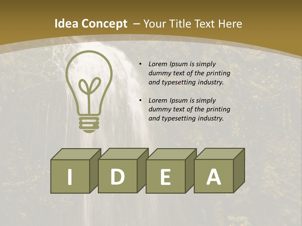 Landscape Scenic Lush PowerPoint Template