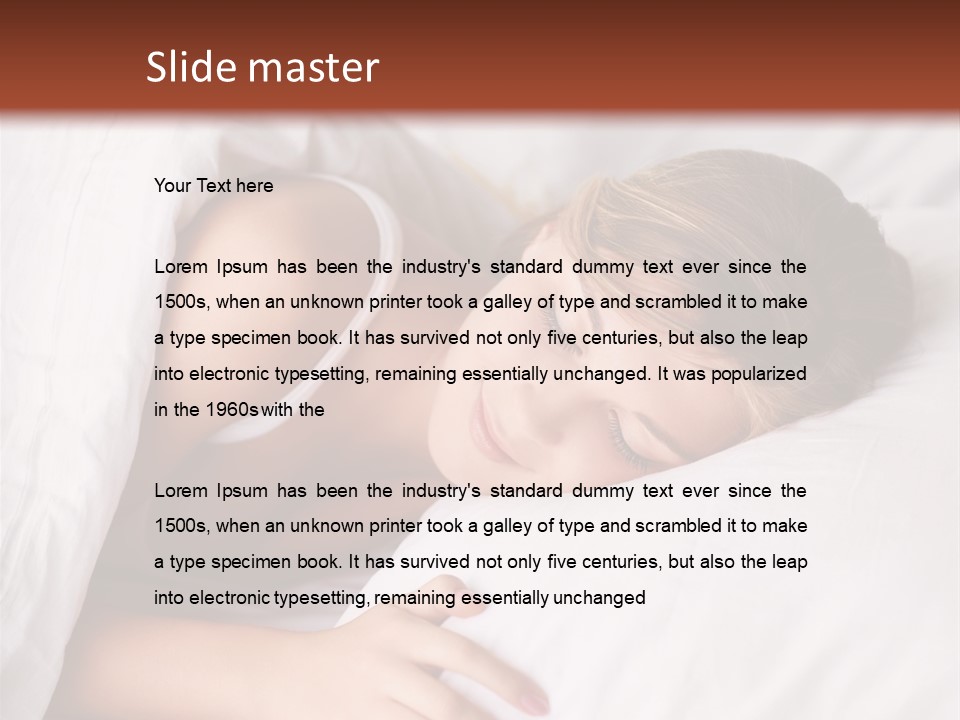 Morning Home Person PowerPoint Template