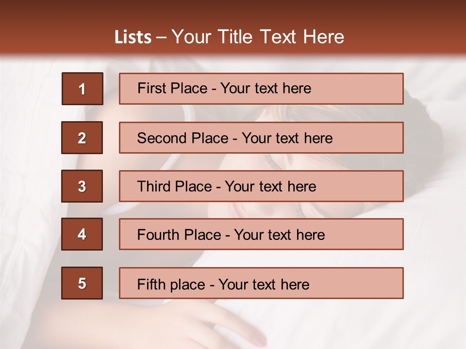Morning Home Person PowerPoint Template