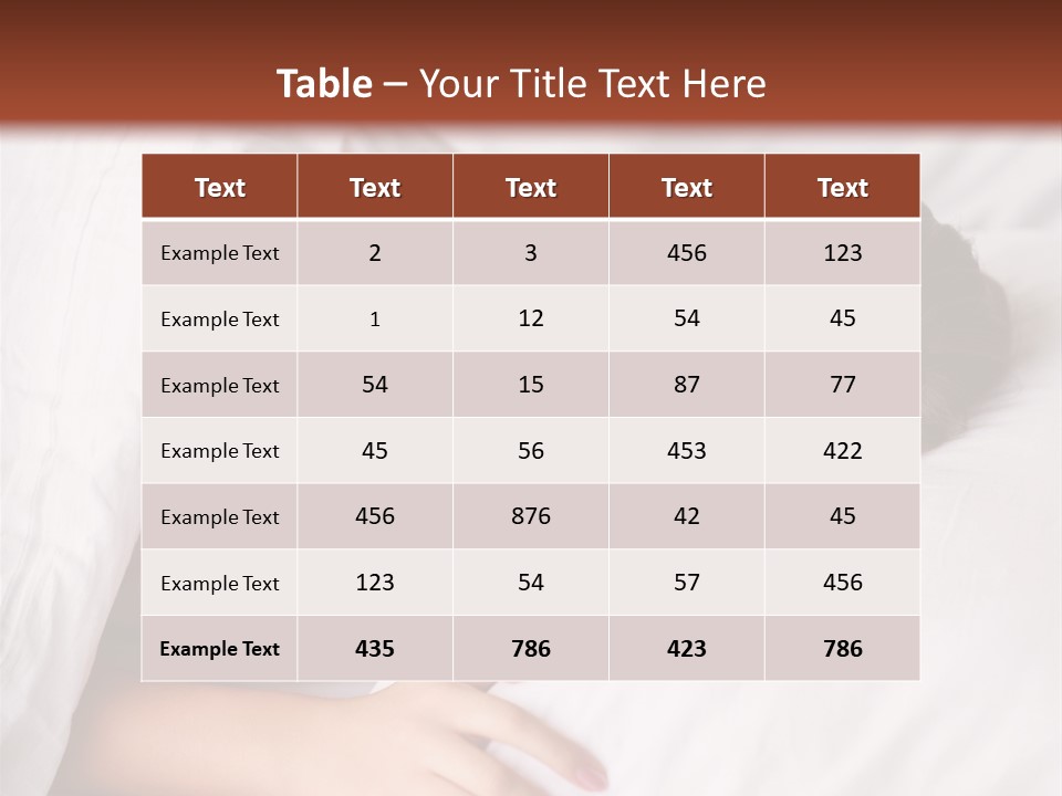 Morning Home Person PowerPoint Template
