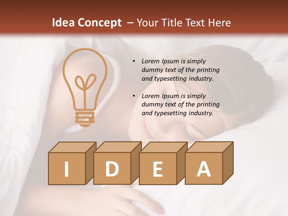 Morning Home Person PowerPoint Template